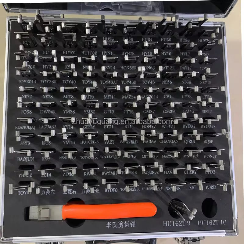 112 Piece LISHI Pick Set - Professional Automotive Lock Picking Tools